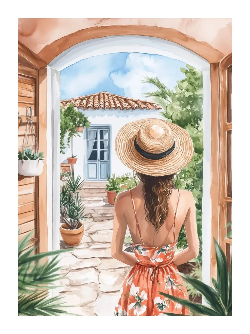 Escape to the Mediterranean hahnemühle by Shores & Skies