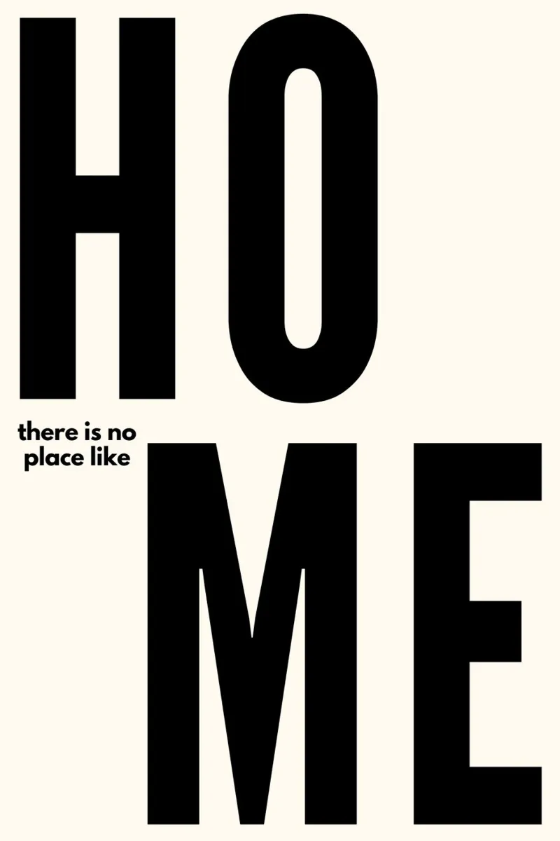 There is no place like Home pellicola backlit da NORDLICHT DESIGNS