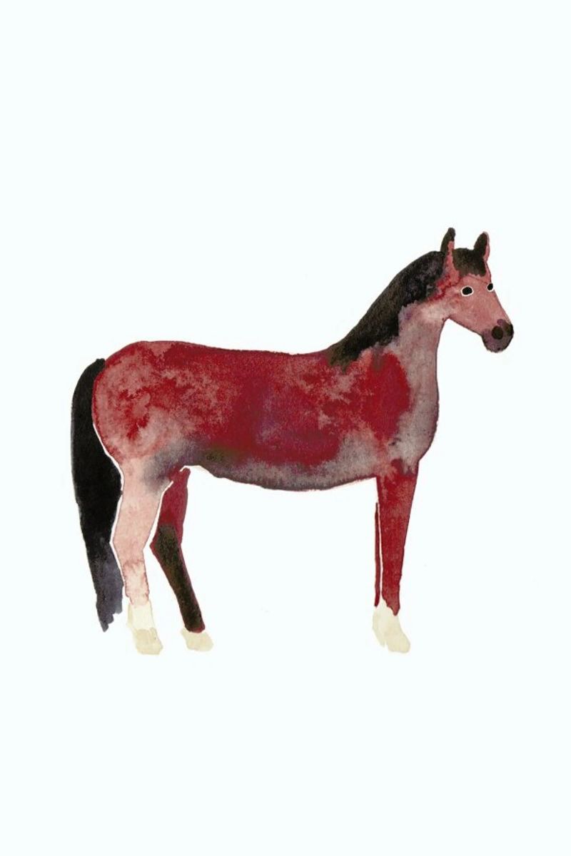 Horse poster by Farina Kuklinski