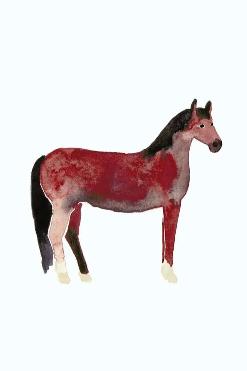 Horse poster by Farina Kuklinski