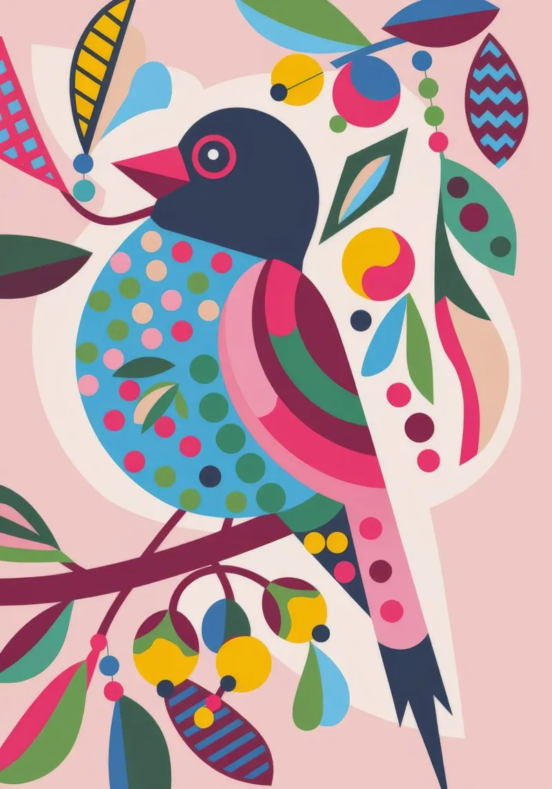 Uccello colorato pellicola backlit da Emery Kate