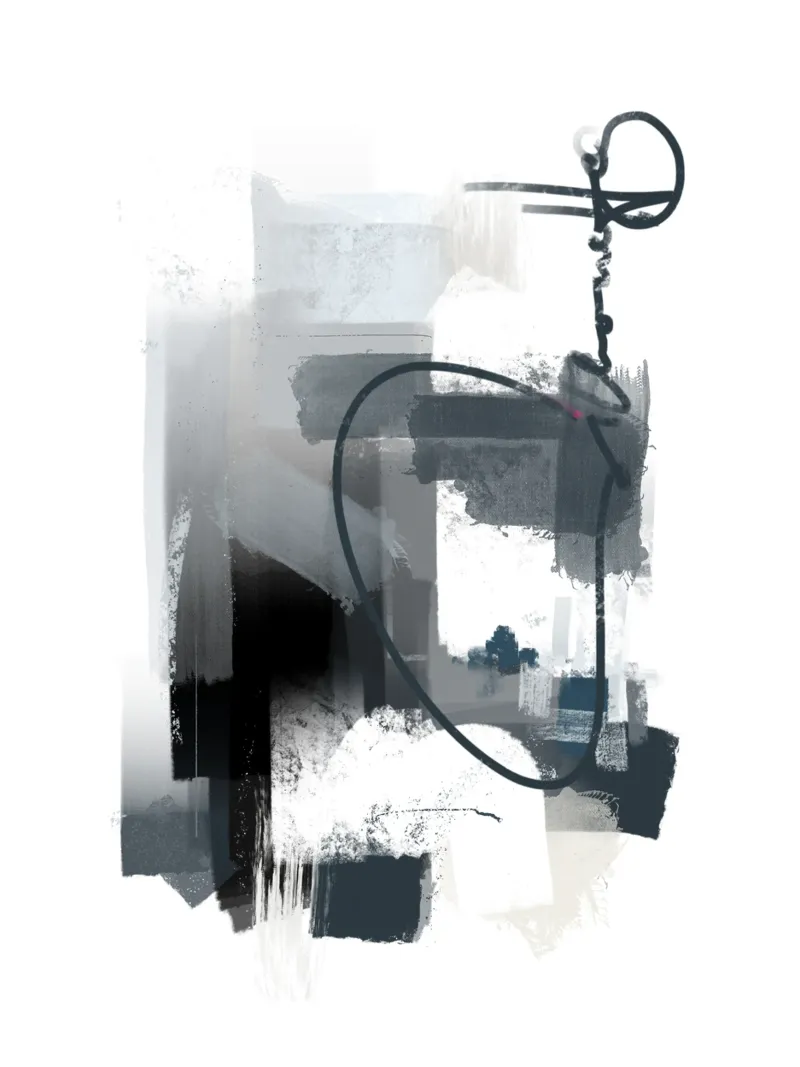 Silhouettes poster con telaio in legno da LIMITED EDITION LETTERS