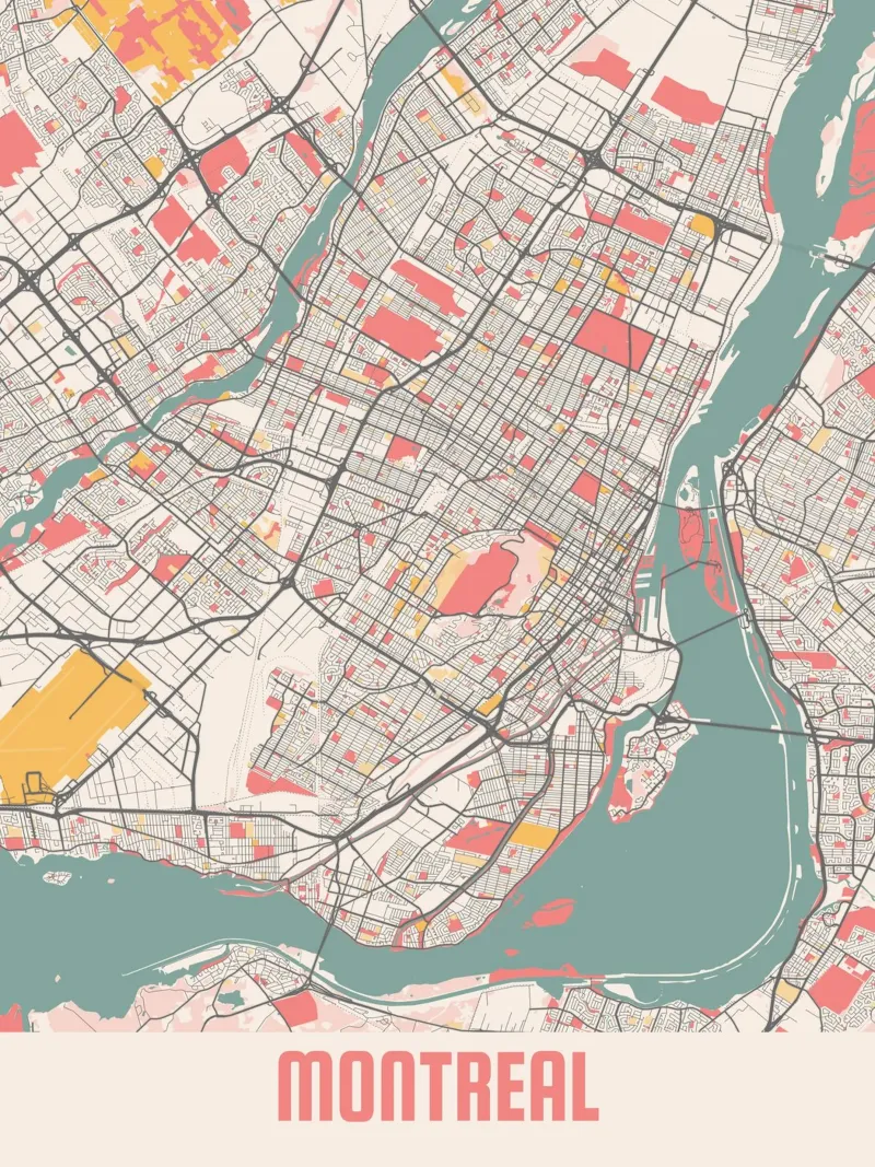 MONTREAL canvas by Travelstudio