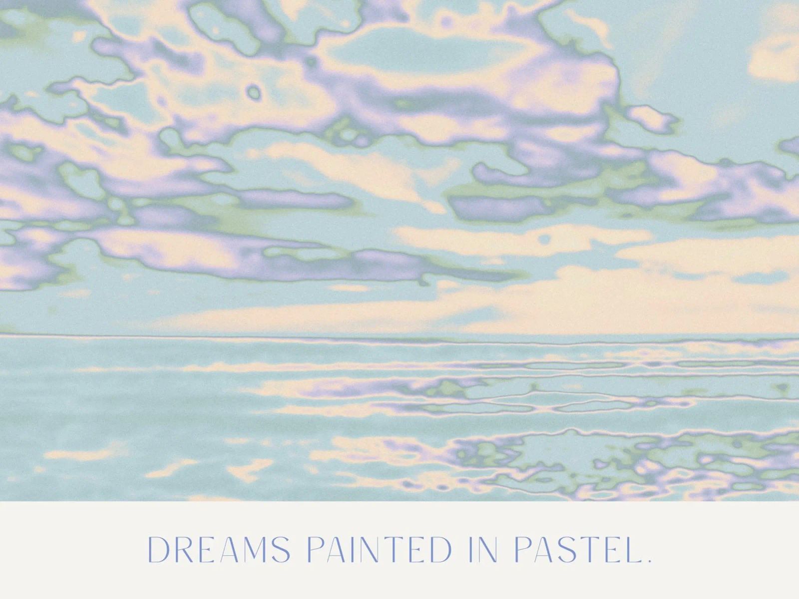Dreams Painted In Pastel Poster von treechild
