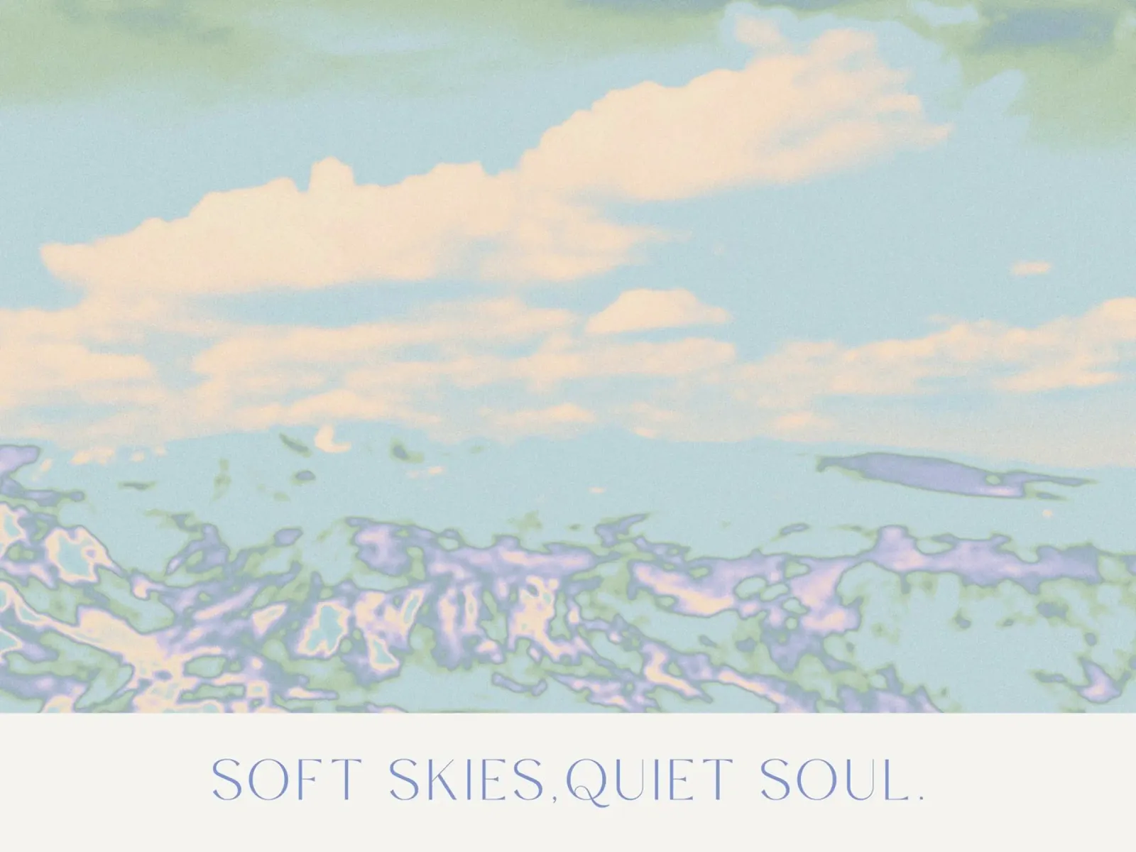 Soft Skies, Quiet Soul backlit film by treechild