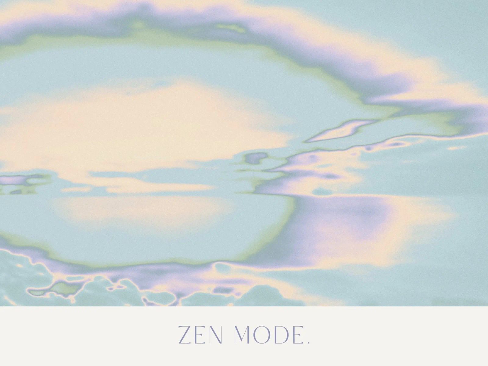 Zen Mode (Sky Version) Poster von treechild