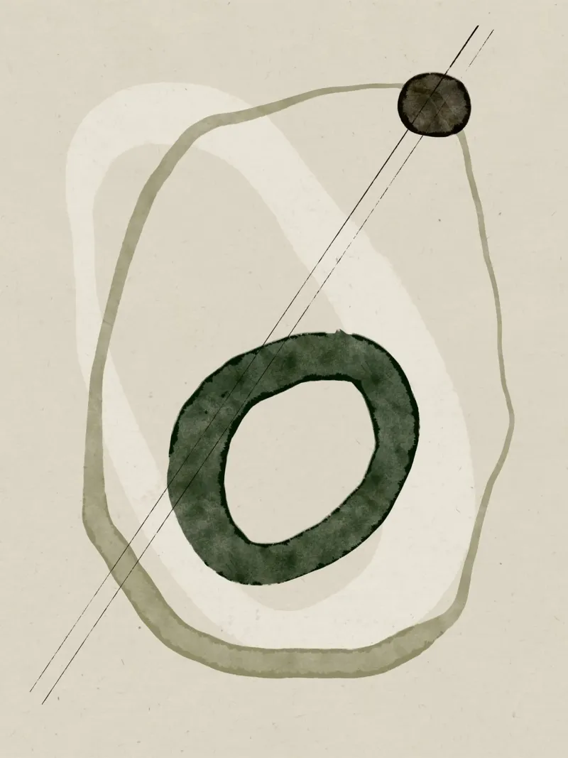 Orbit And Line plexiglass da treechild