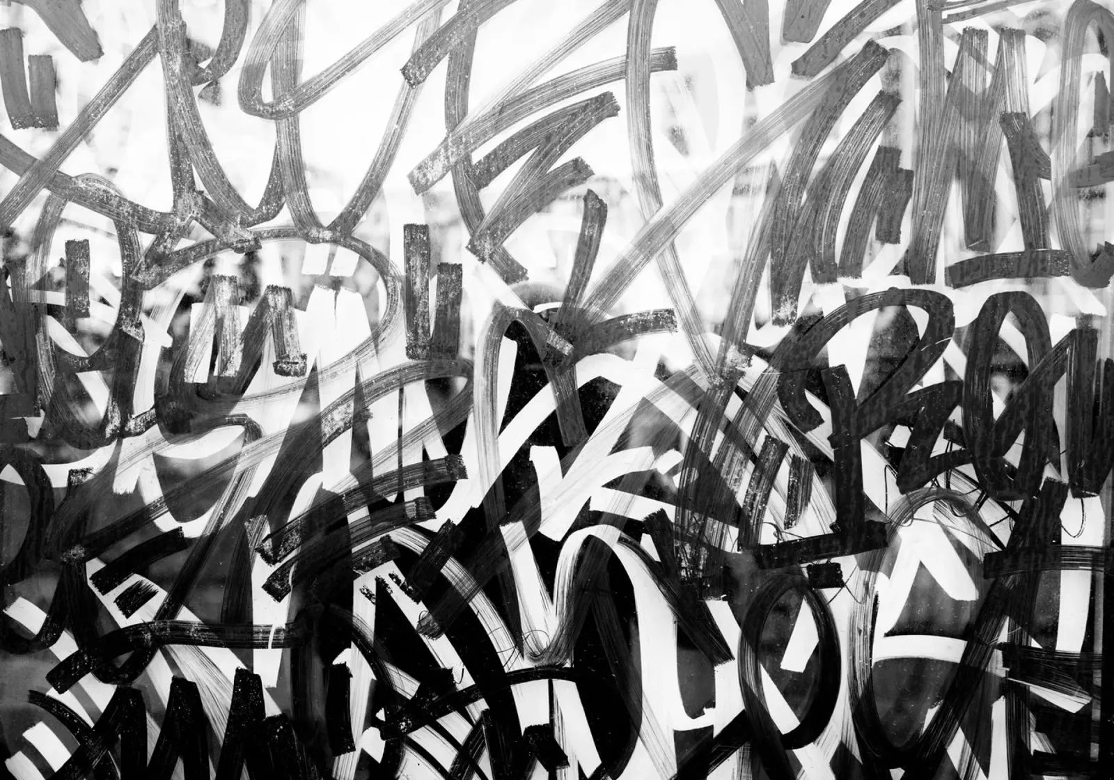Graffiti Art poster con telaio in alluminio da Flo Klein