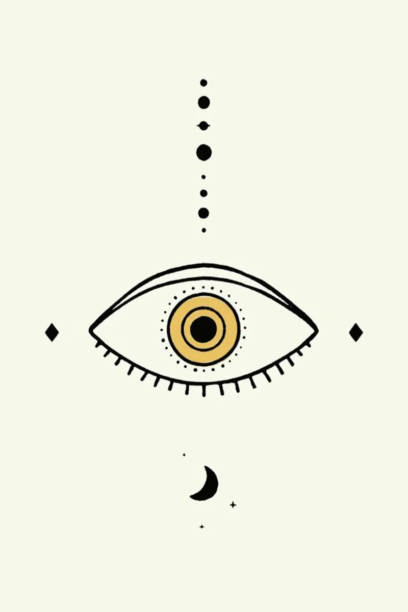 Eye Moon pellicola backlit da Florent Bodart