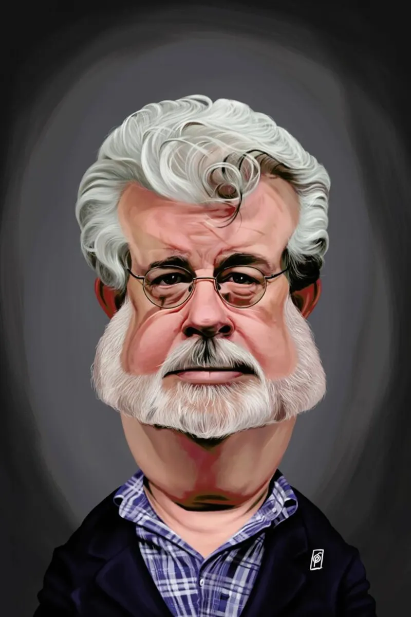George Lucas plexiglass da Rob Art | Illustration