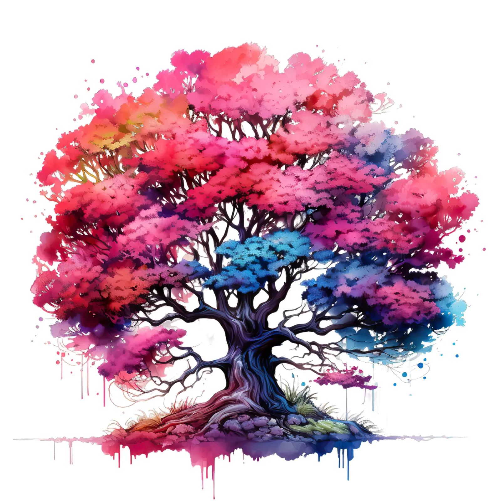 Albero della vita colorato pellicola backlit da Spiritual Touch