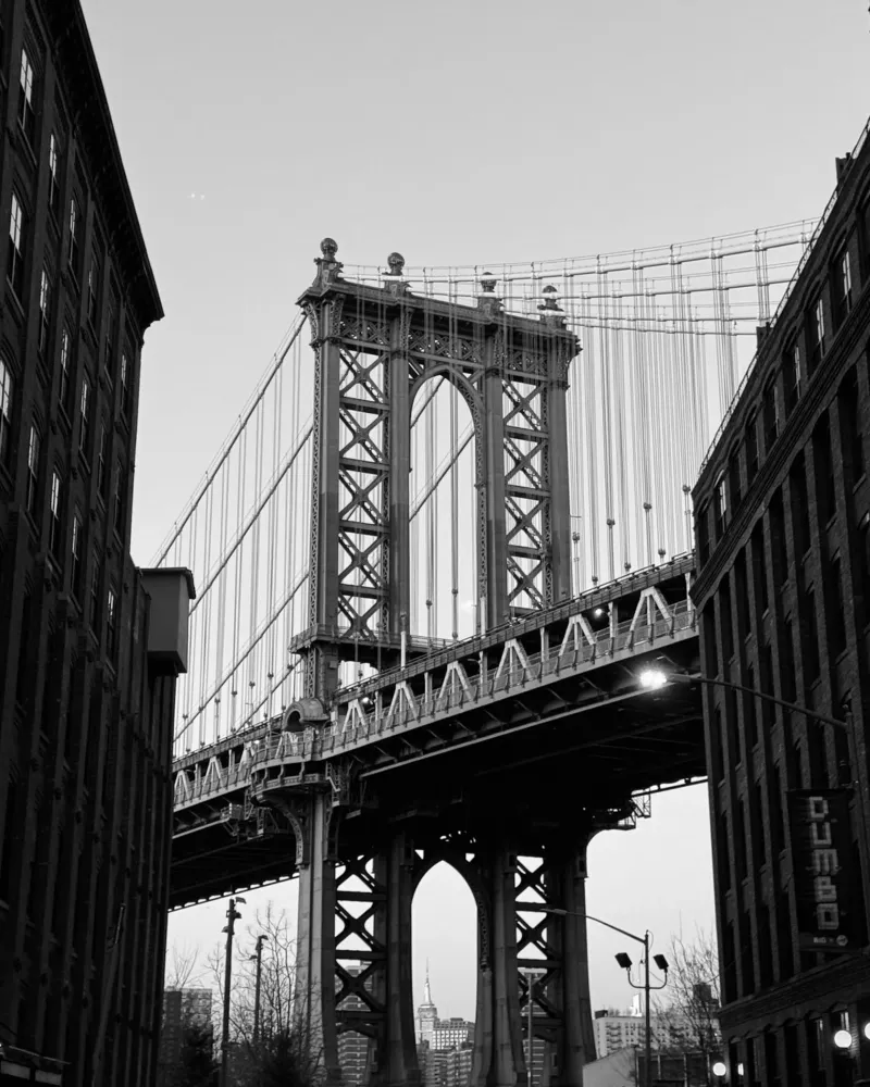 New York Brooklyn Bridge x Dumbo hahnemühle by hanstudio