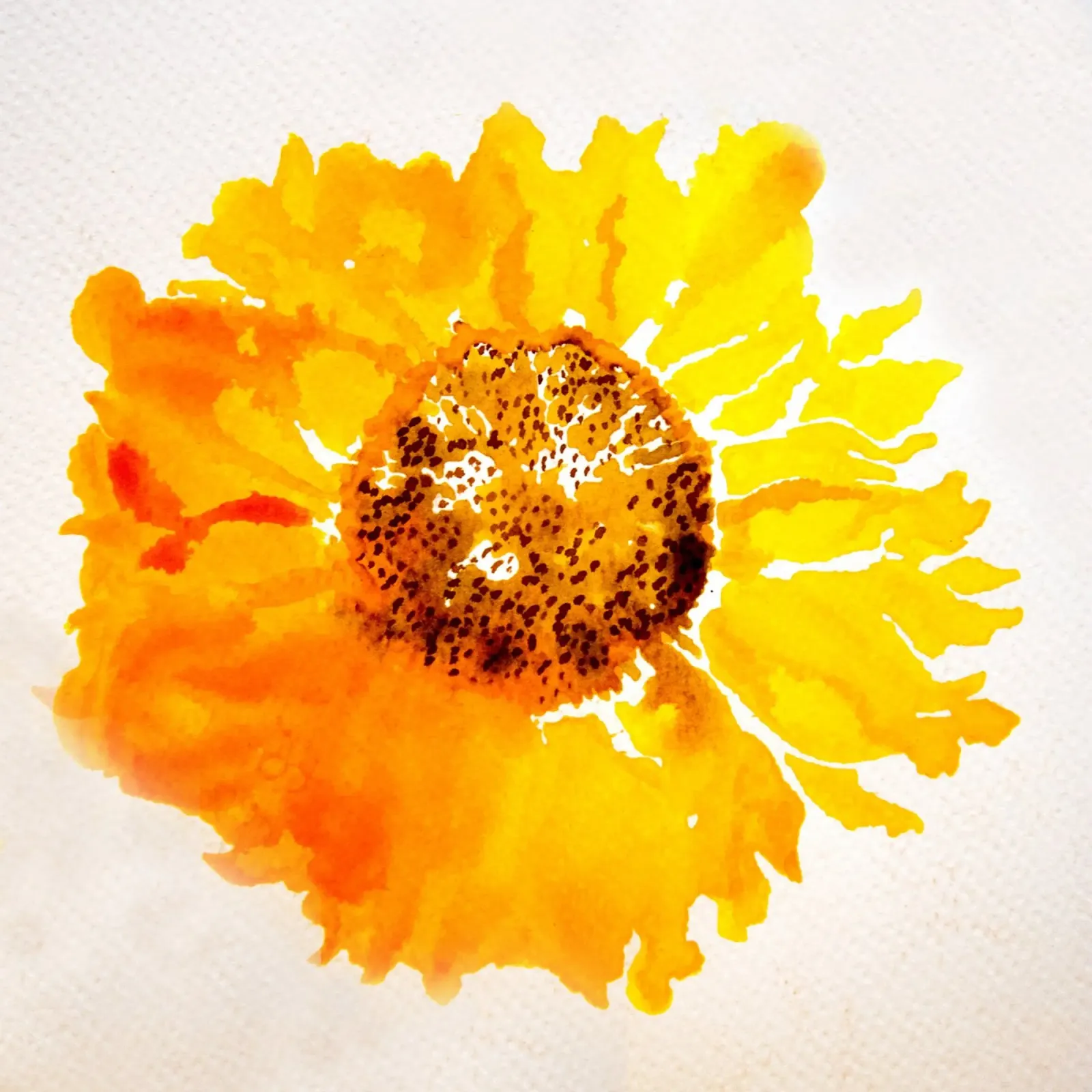 fiore del sole tela con Cornice a cassetta da Teresa André