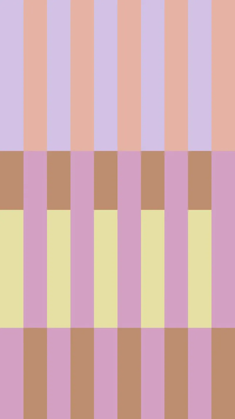 Tile Stripes Apricot Yellow poster con telaio in alluminio da Studio ROSAGRAU
