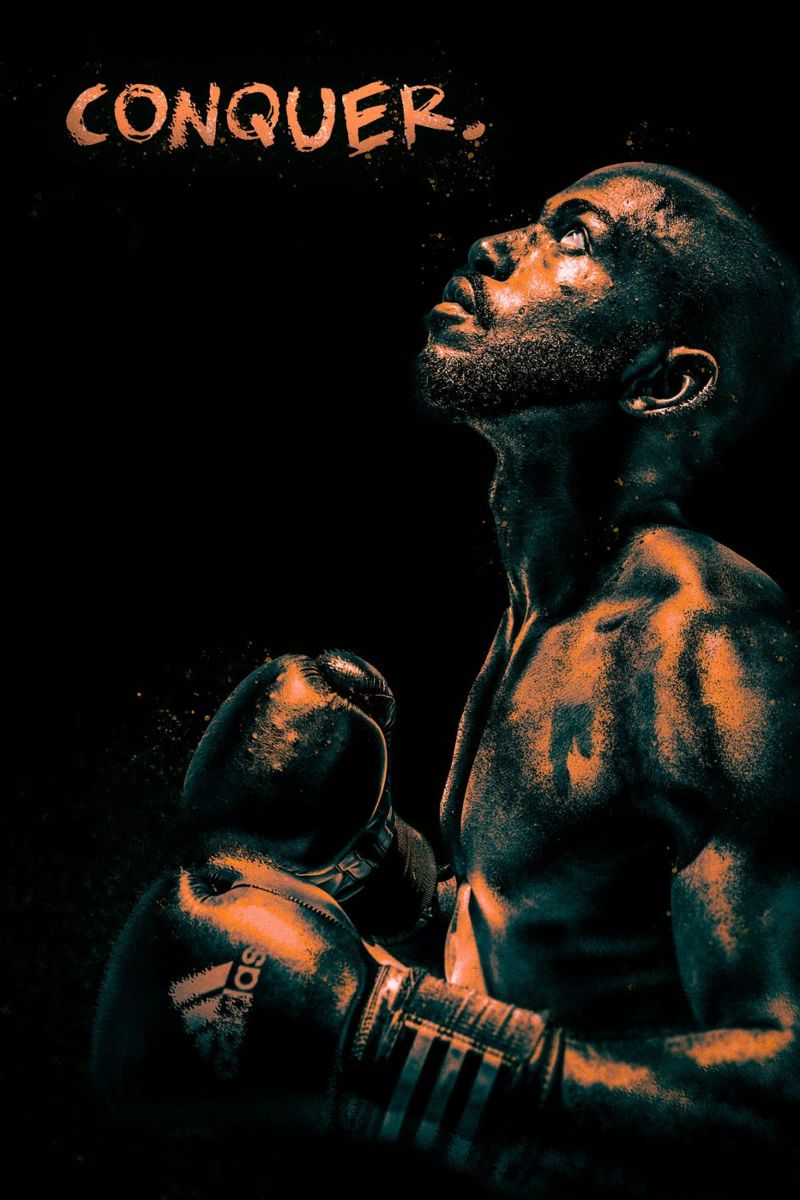 Boxer - conquer. Poster von athlete.art