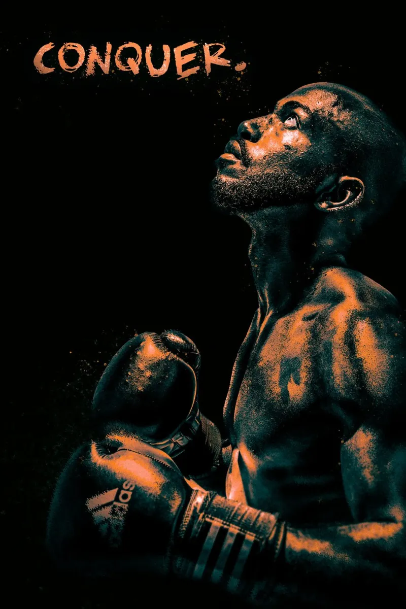 Boxer - conquer. pellicola backlit da athlete.art