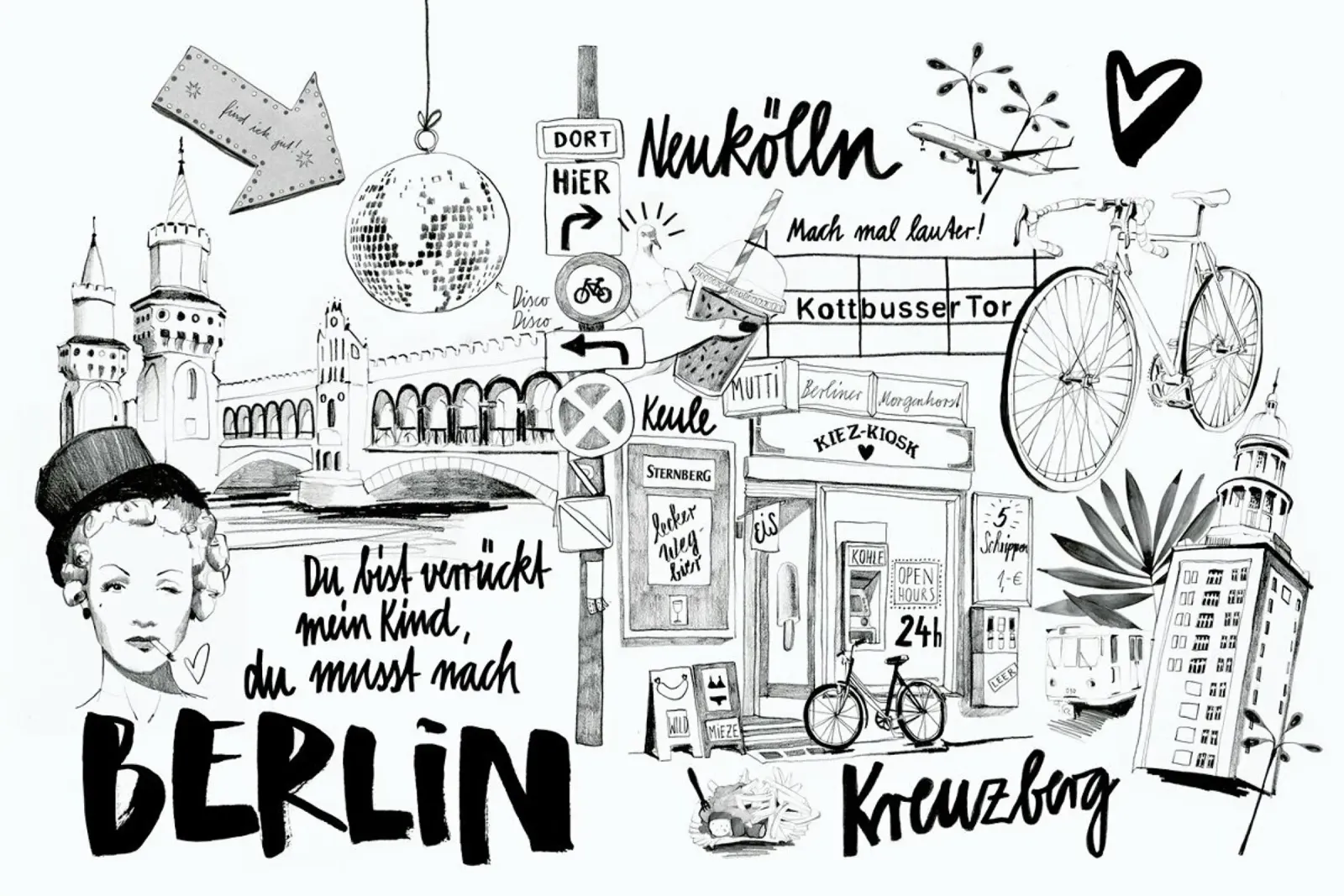 BERLIN 1 pellicola backlit da Ekaterina Koroleva