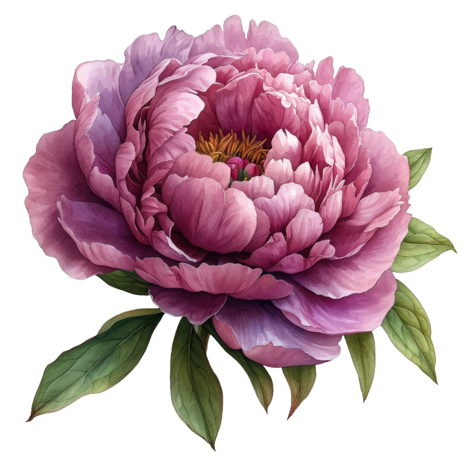 Pioenbloem canvas met Baklijst van Bold Blooms