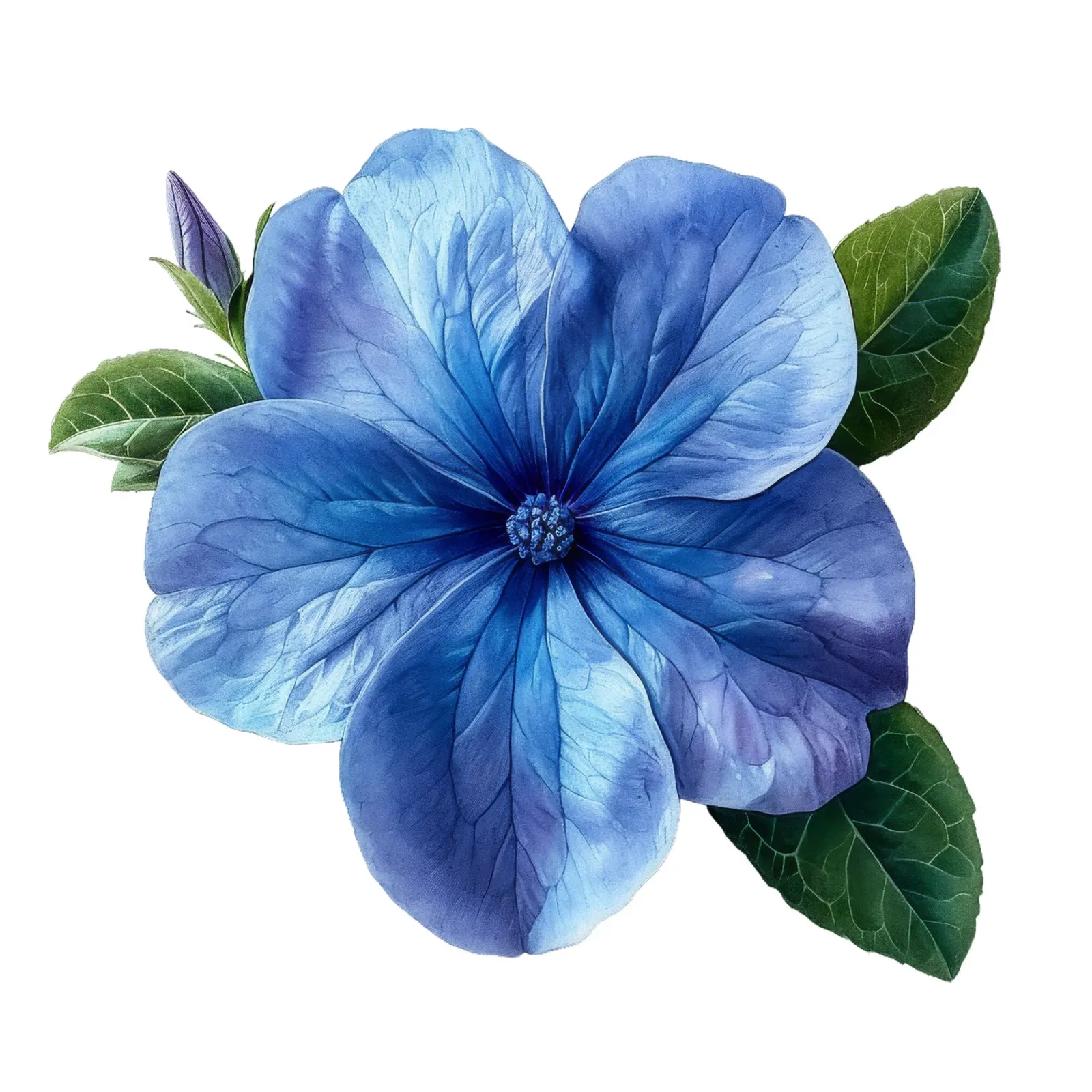 Fiore di pervinca pellicola backlit da Bold Blooms