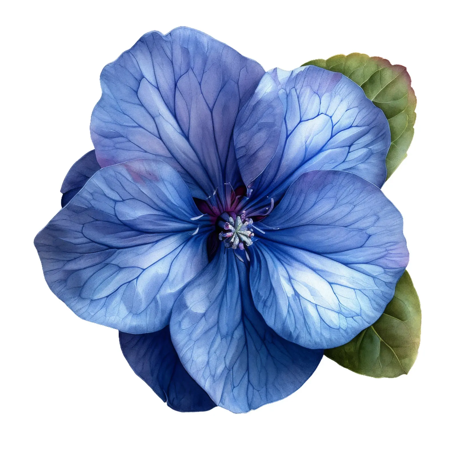 Fiore di pervinca pellicola backlit da Bold Blooms