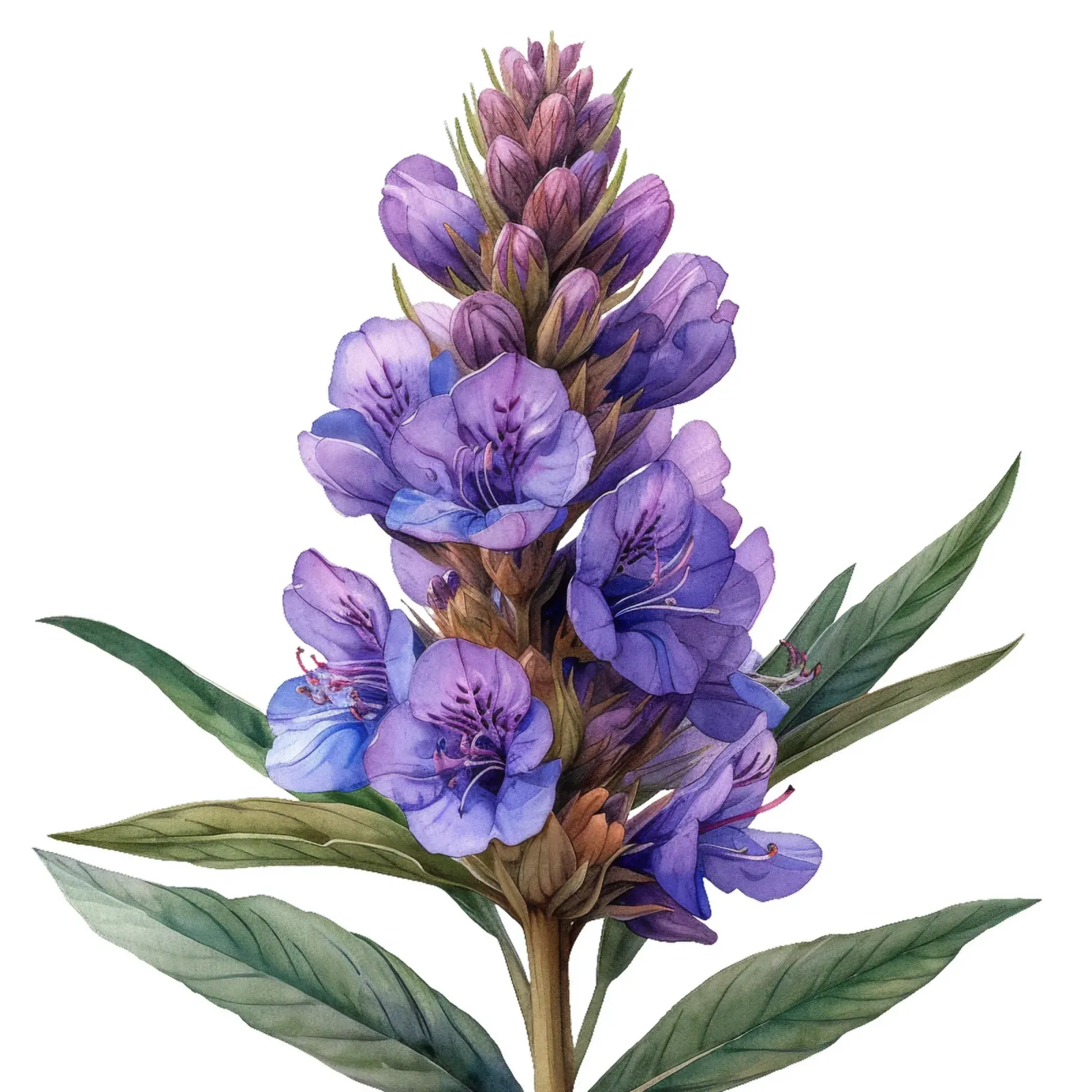 Physostegia Flower hahnemühle by Bold Blooms