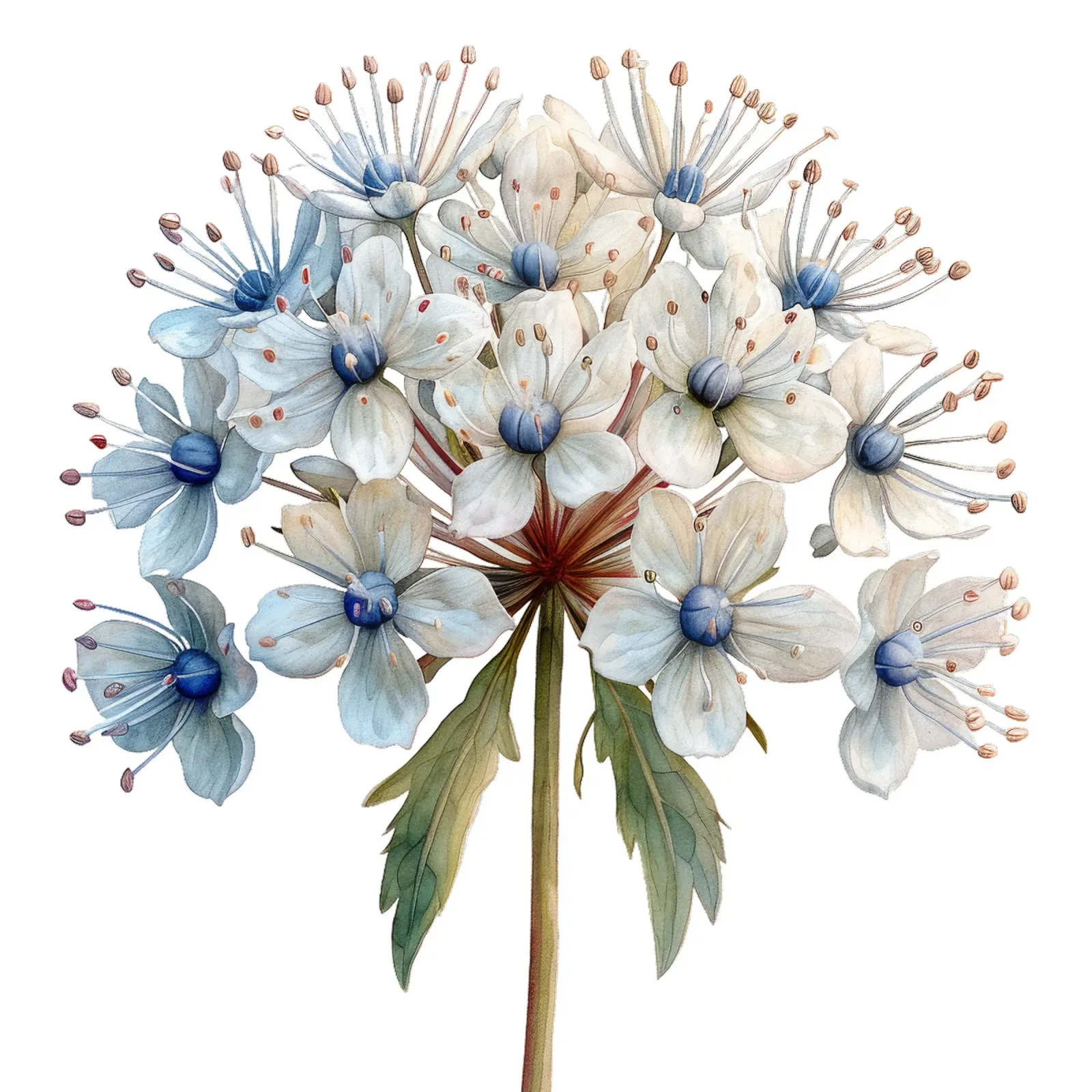 Fiore in pizzo Queen Annes pellicola backlit da Bold Blooms