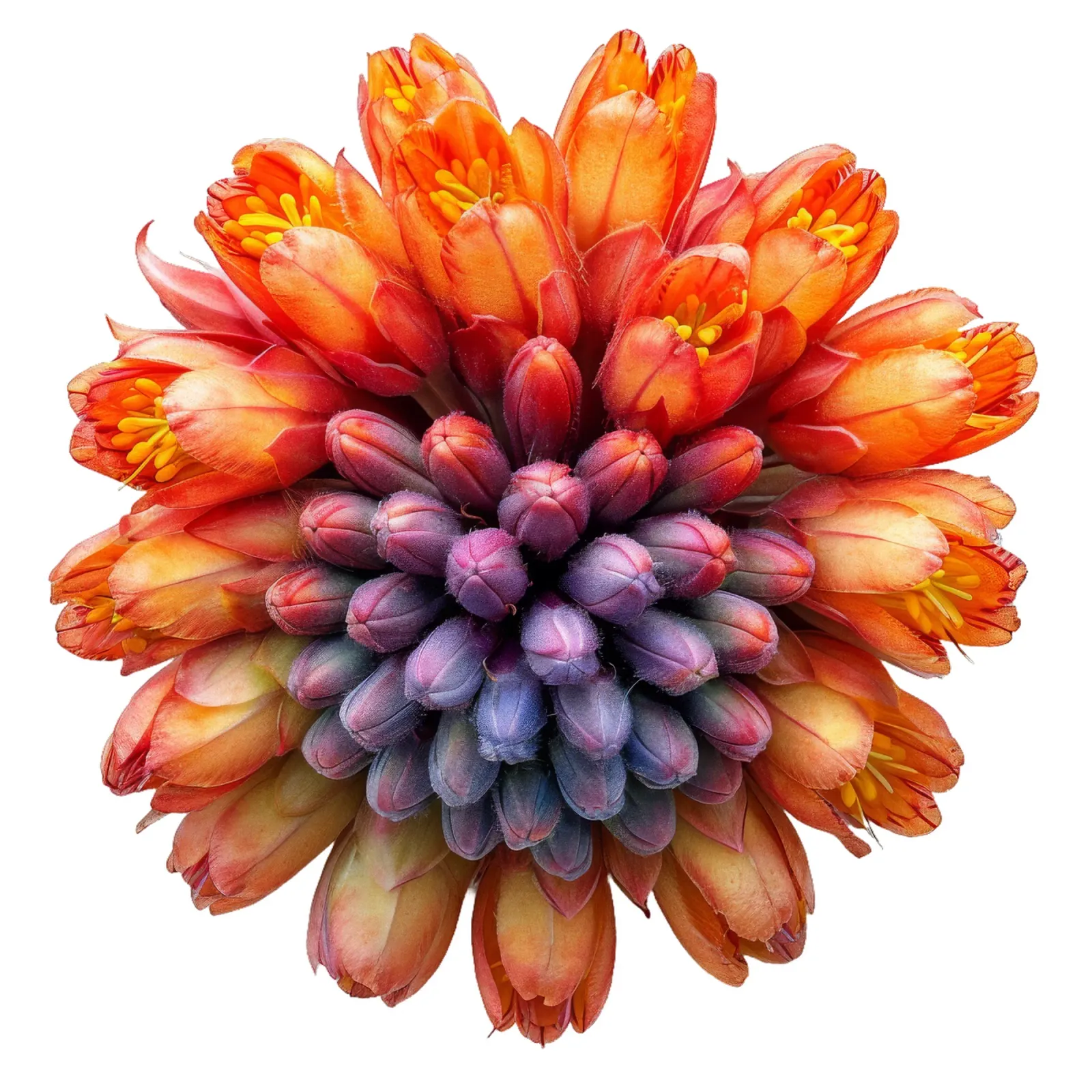 Fiore di poker rosso fuoco pellicola backlit da Bold Blooms