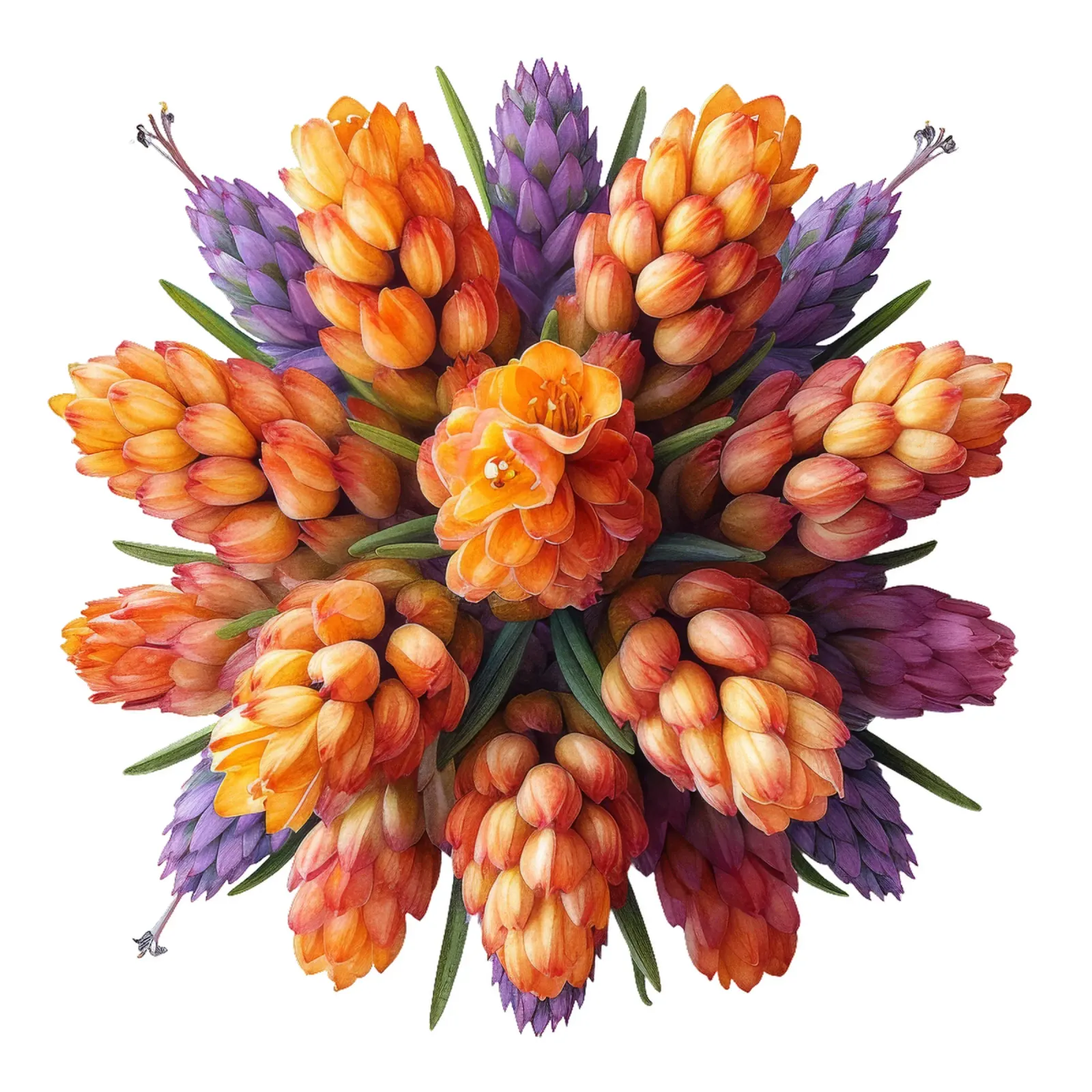 Fiore di poker rosso fuoco poster con telaio in plastica da Bold Blooms