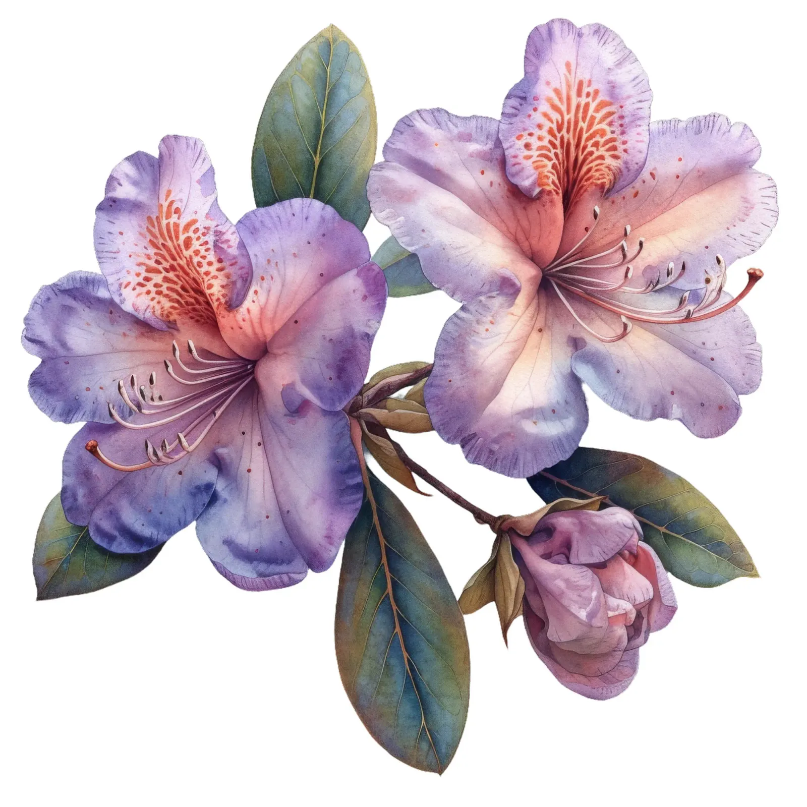 Fiore di rododendro pellicola backlit da Bold Blooms