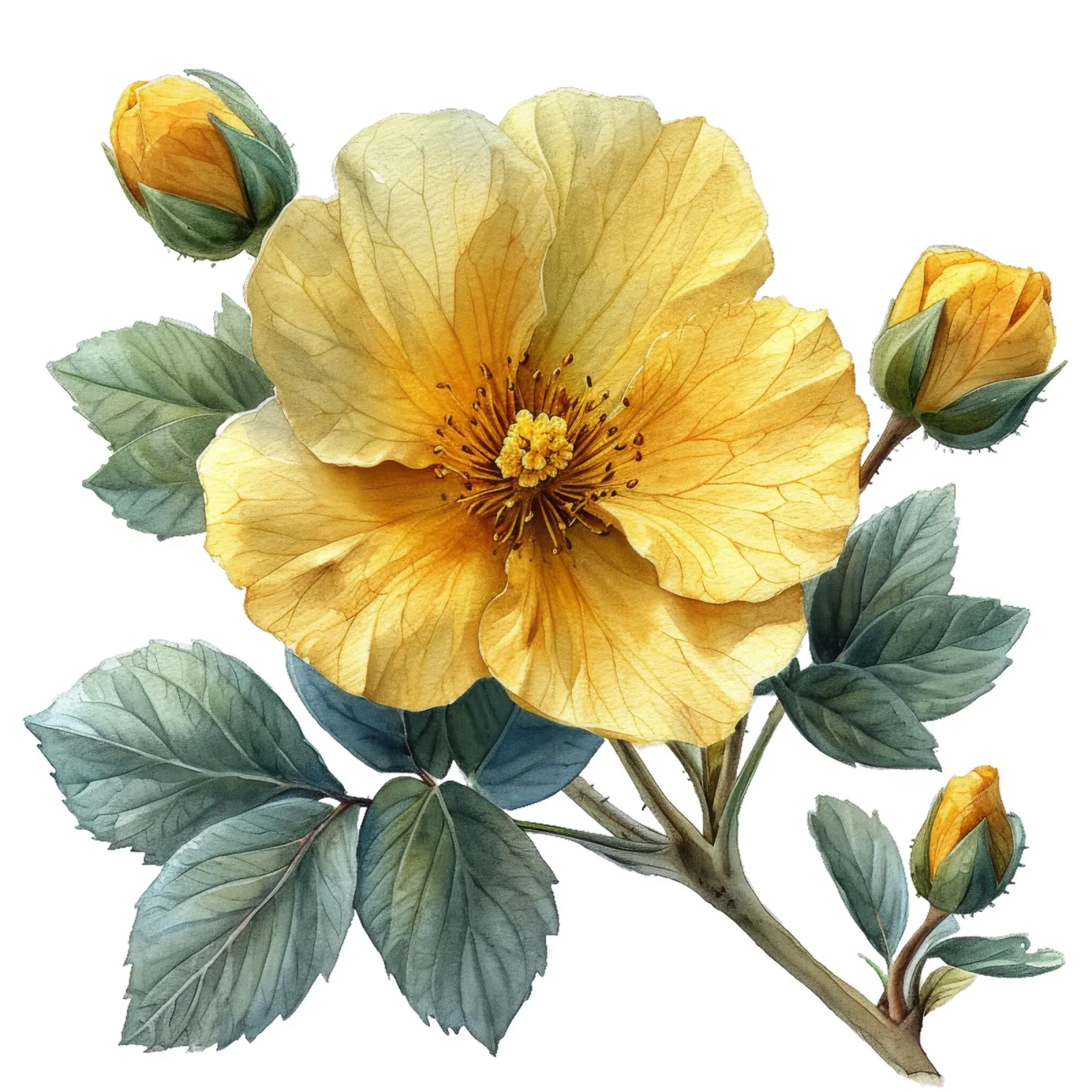 Fiore di Rockrose pellicola backlit da Bold Blooms
