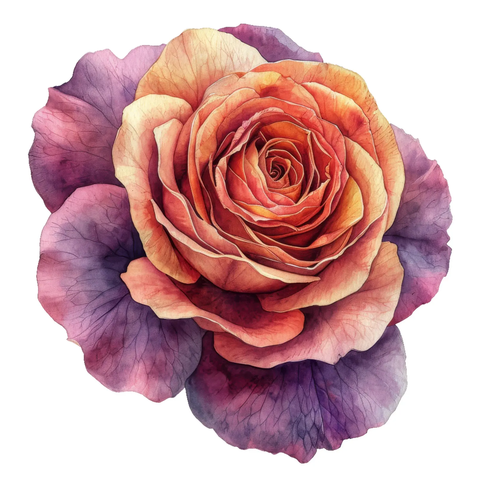 Rose Flower canvas by Bold Blooms
