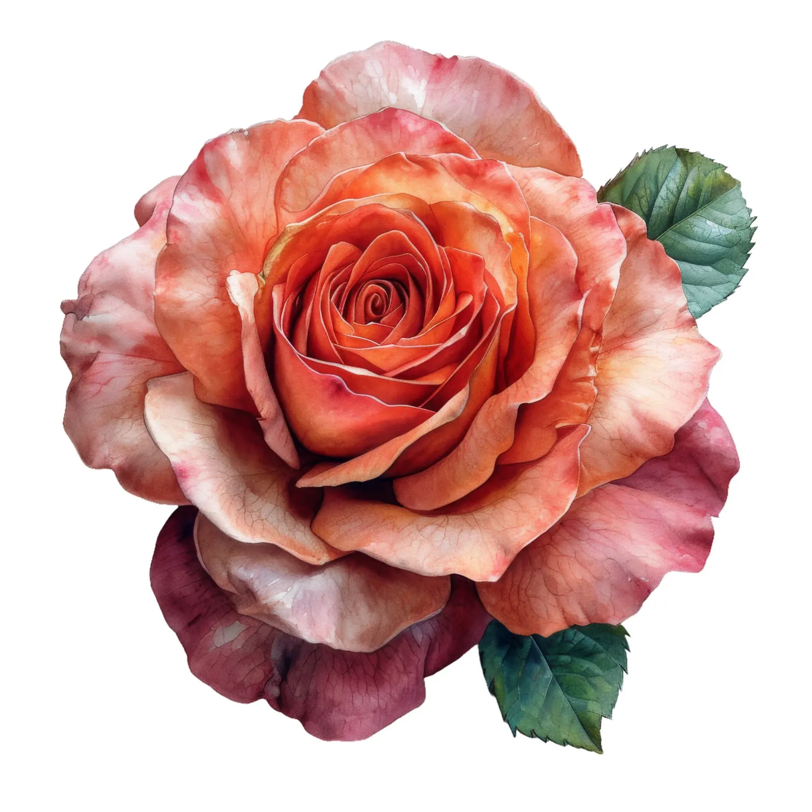 Rose Flower hahnemühle by Bold Blooms