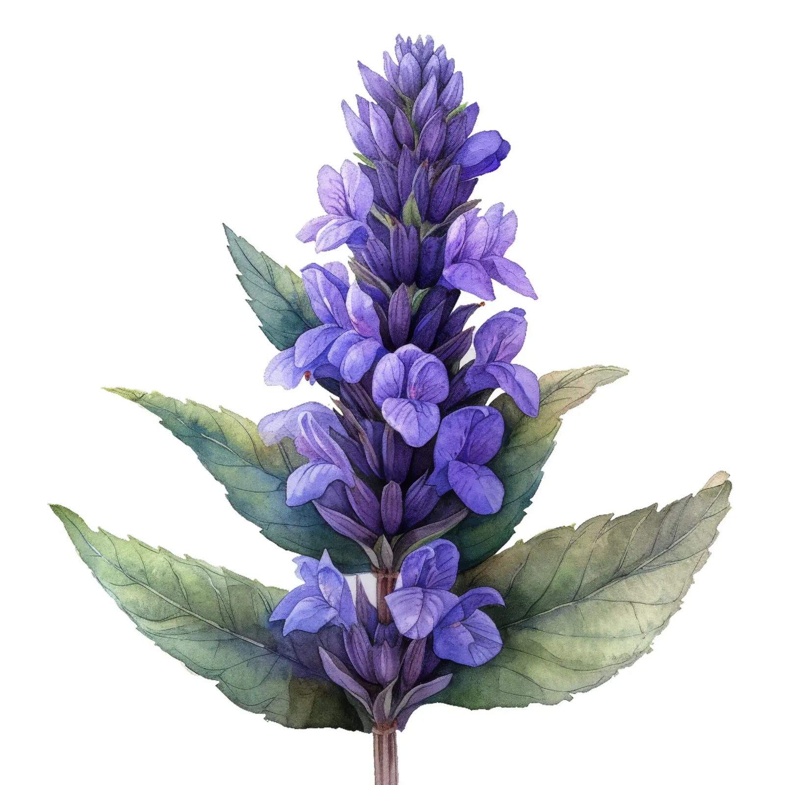 Fiore di salvia pellicola backlit da Bold Blooms
