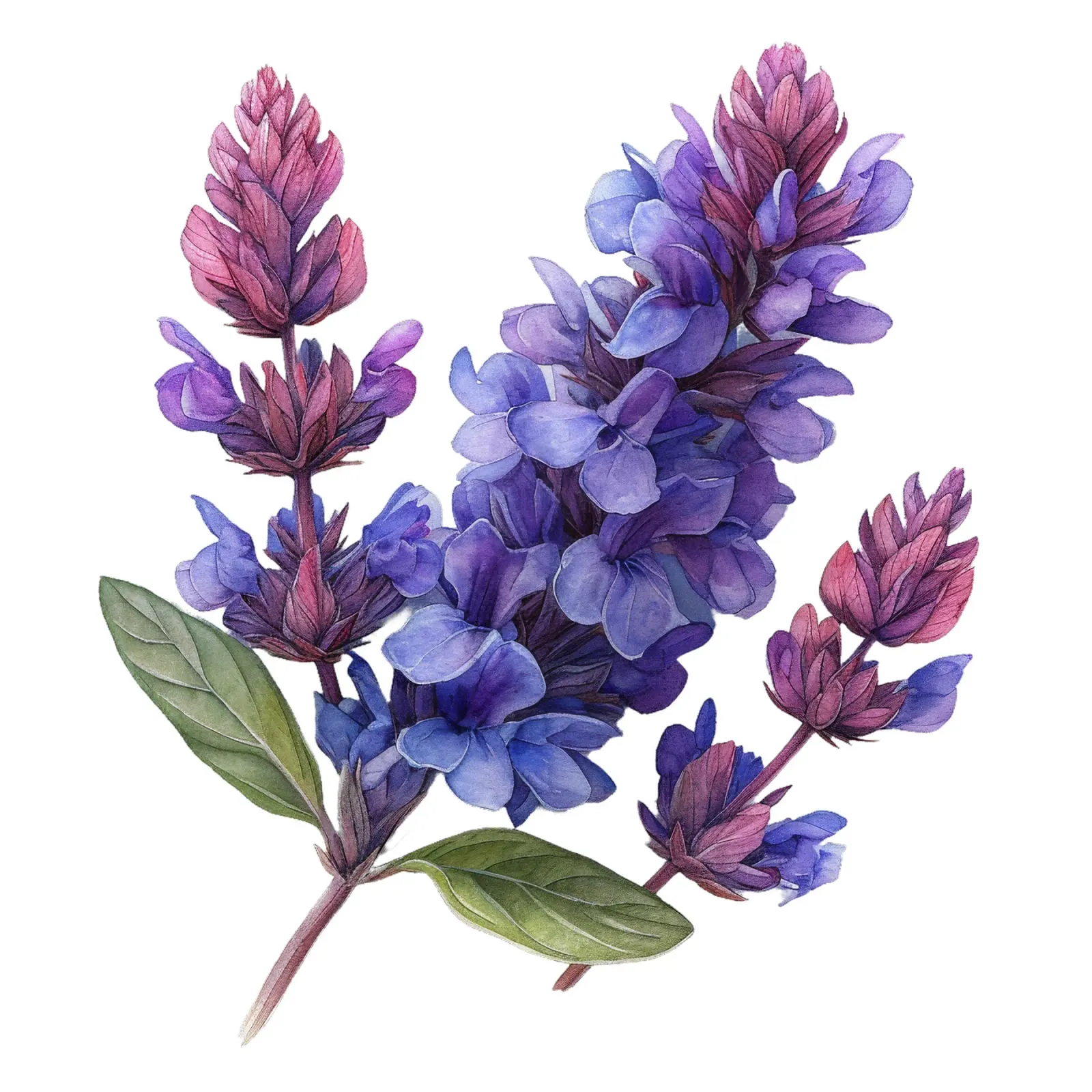 Fiore di salvia pellicola backlit da Bold Blooms