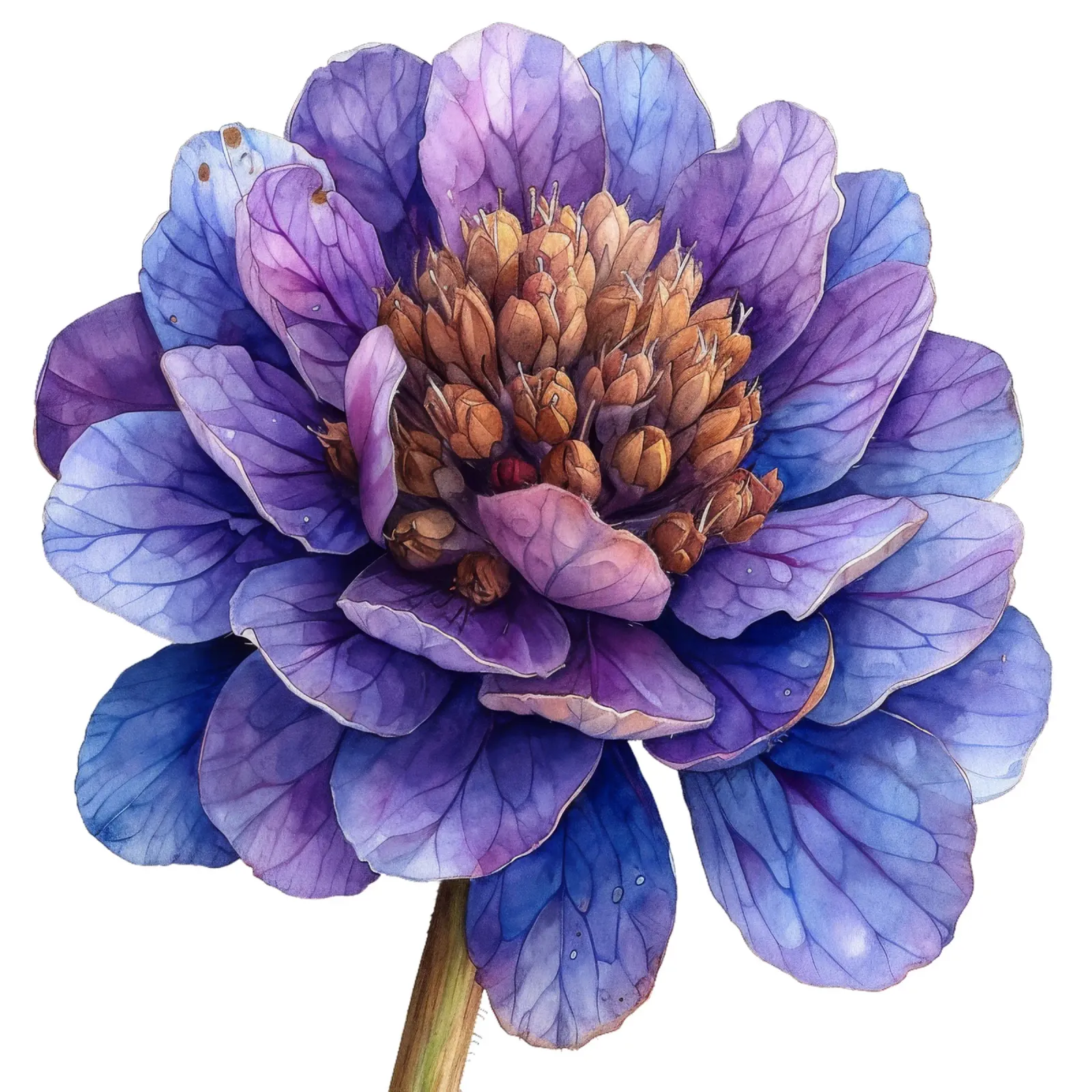 Fiore di scabiosa pellicola backlit da Bold Blooms