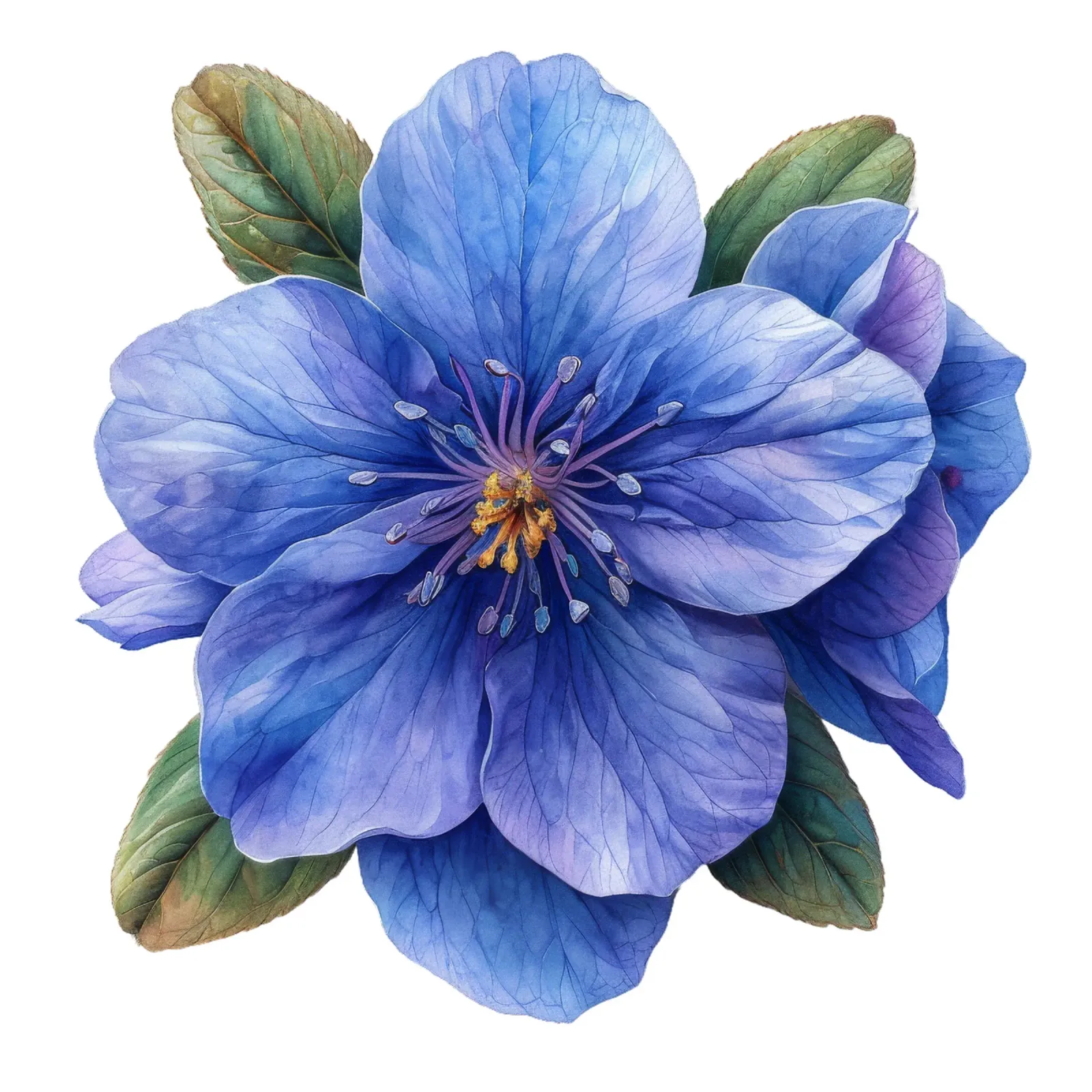 Scaevola Flower alu-dibond by Bold Blooms
