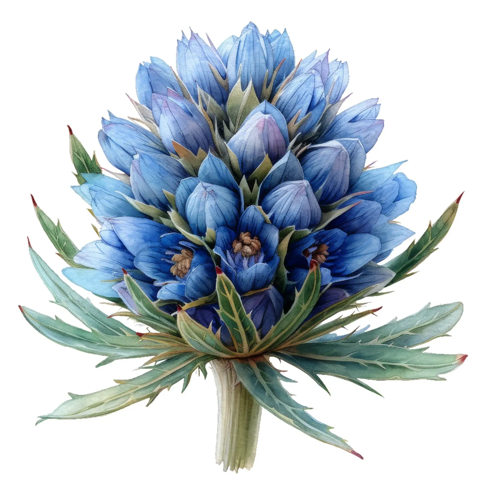 Stechpalmenblüte Hahnemühle von Bold Blooms