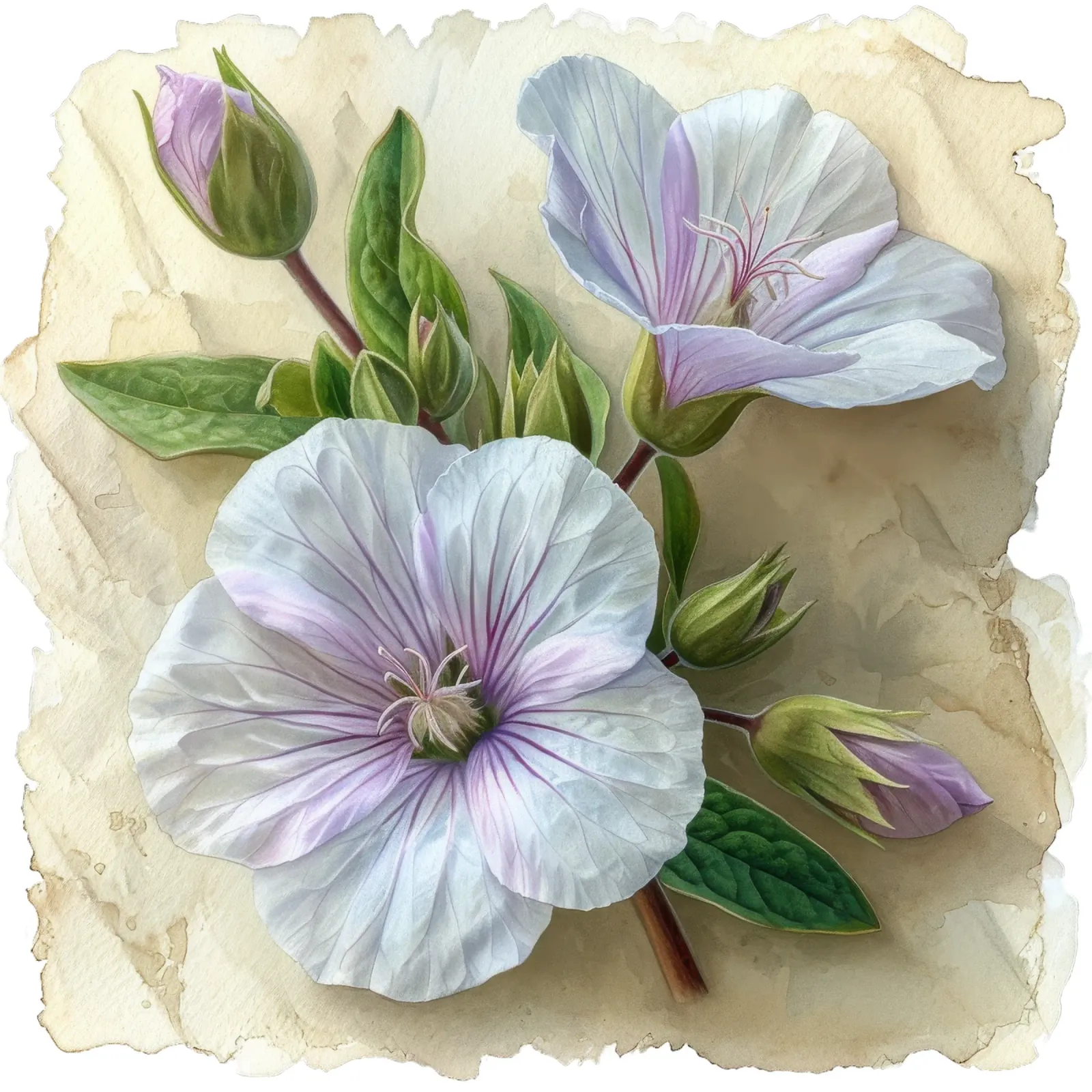 Fiore di Silene pellicola backlit da Bold Blooms