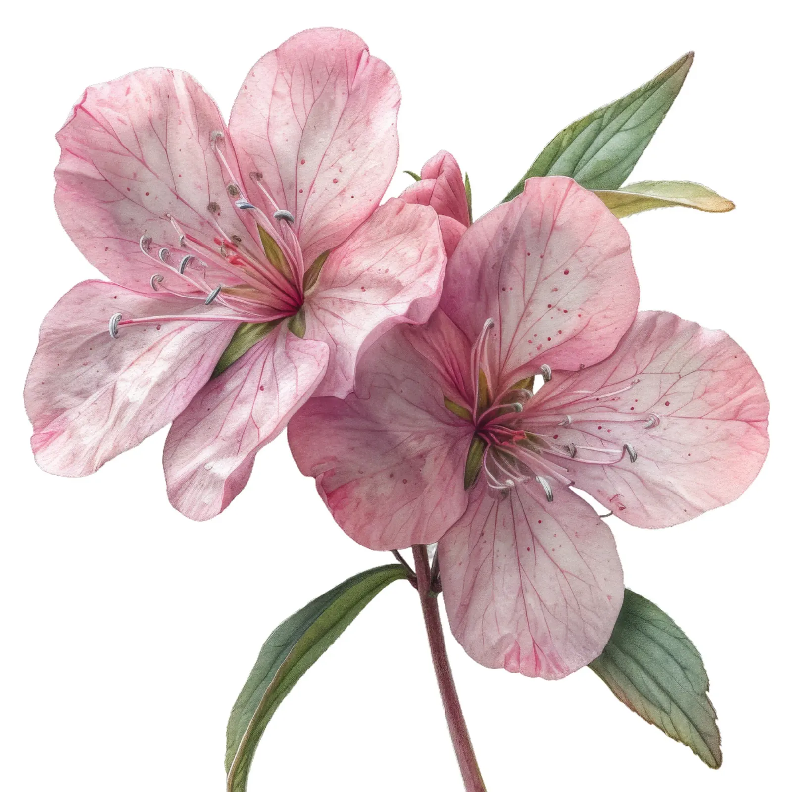 Zeepkruid Bloem canvas met Baklijst van Bold Blooms