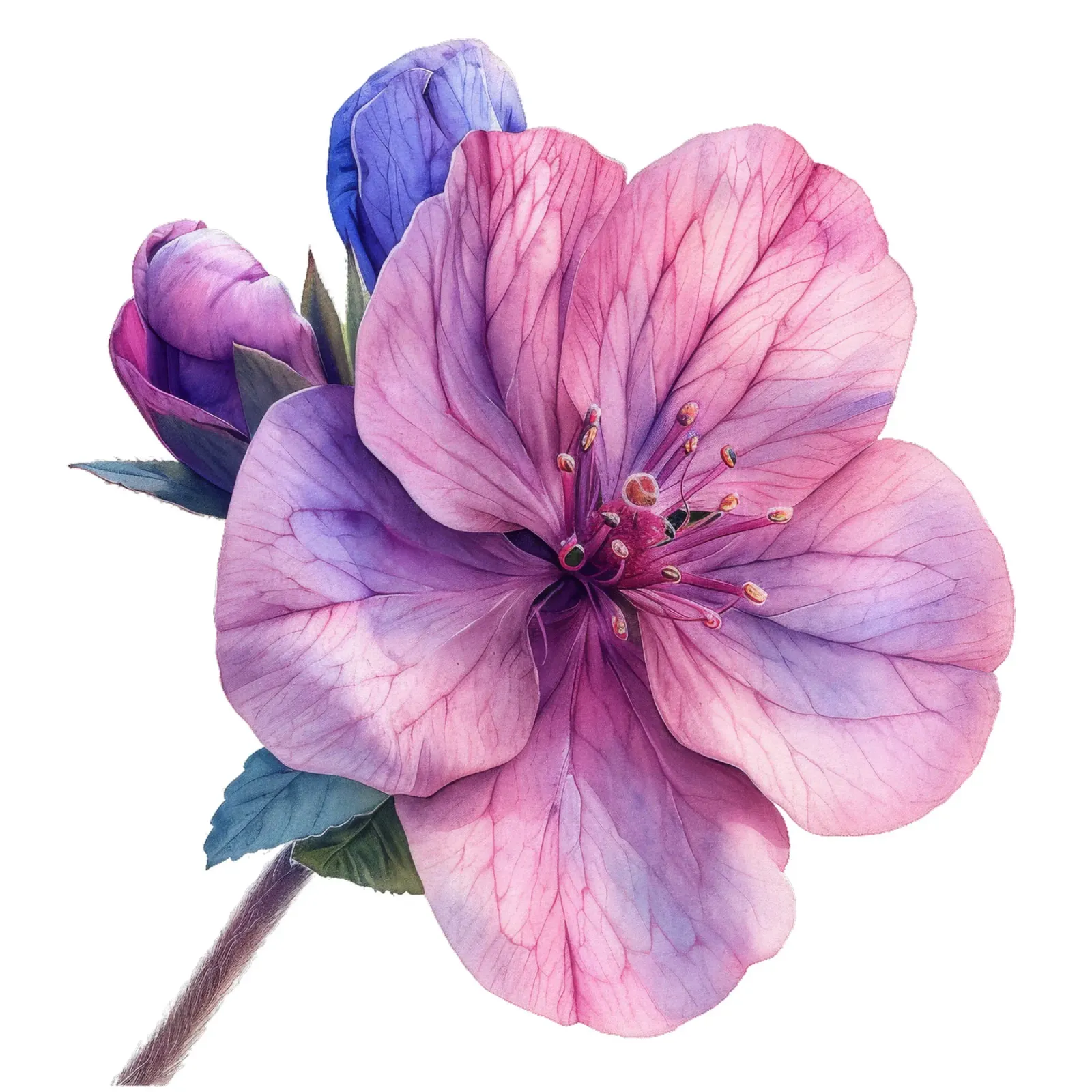 Seifenkrautblüte Hahnemühle von Bold Blooms