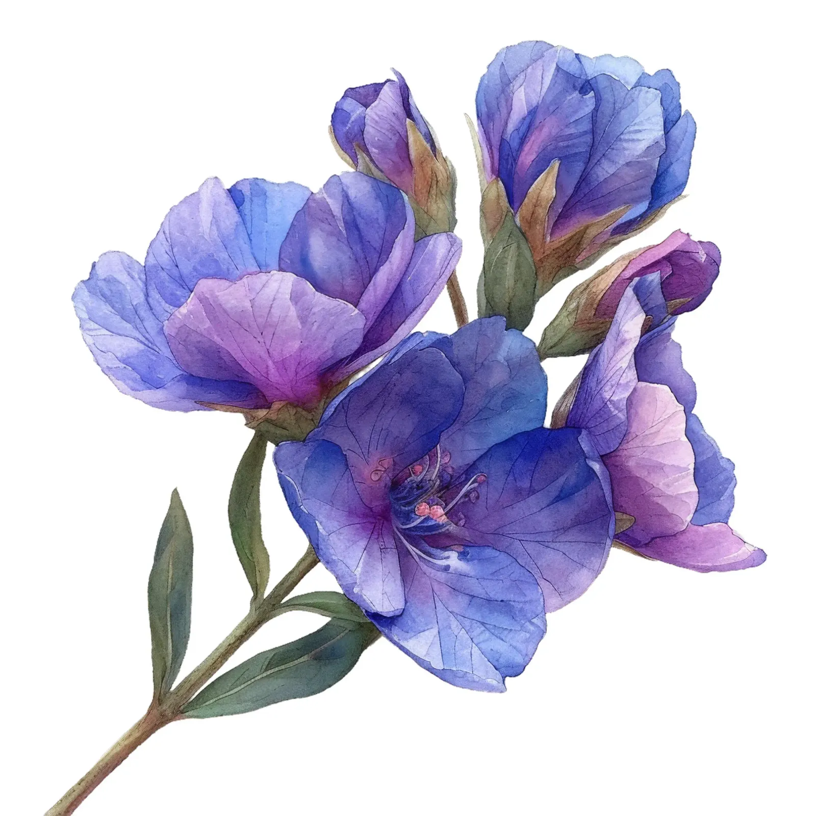 Fiore di statice pellicola backlit da Bold Blooms