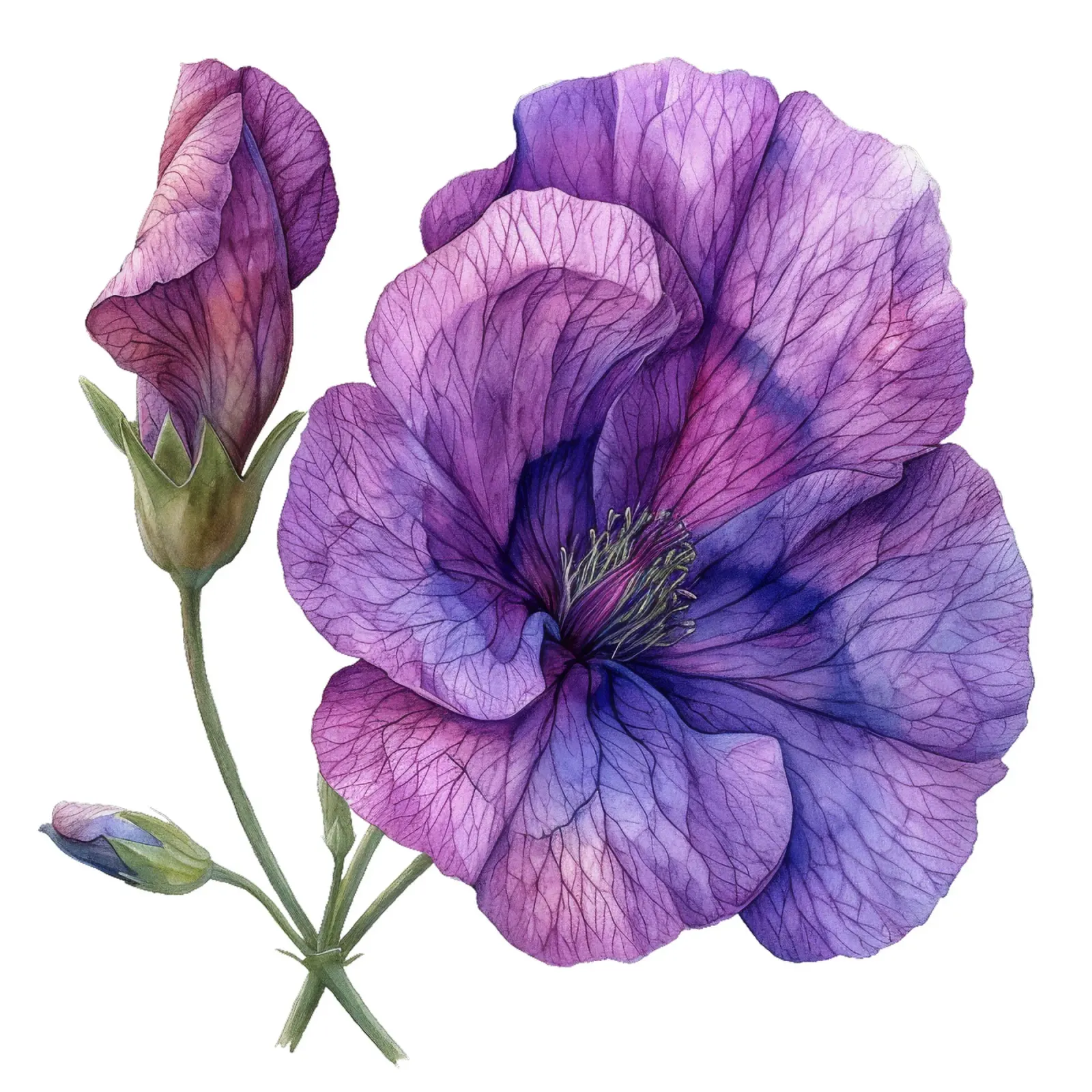 Fiore di pisello plexiglass da Bold Blooms