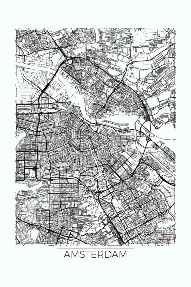 Amsterdam Minimal carta hahnemühle da Hubert Roguski