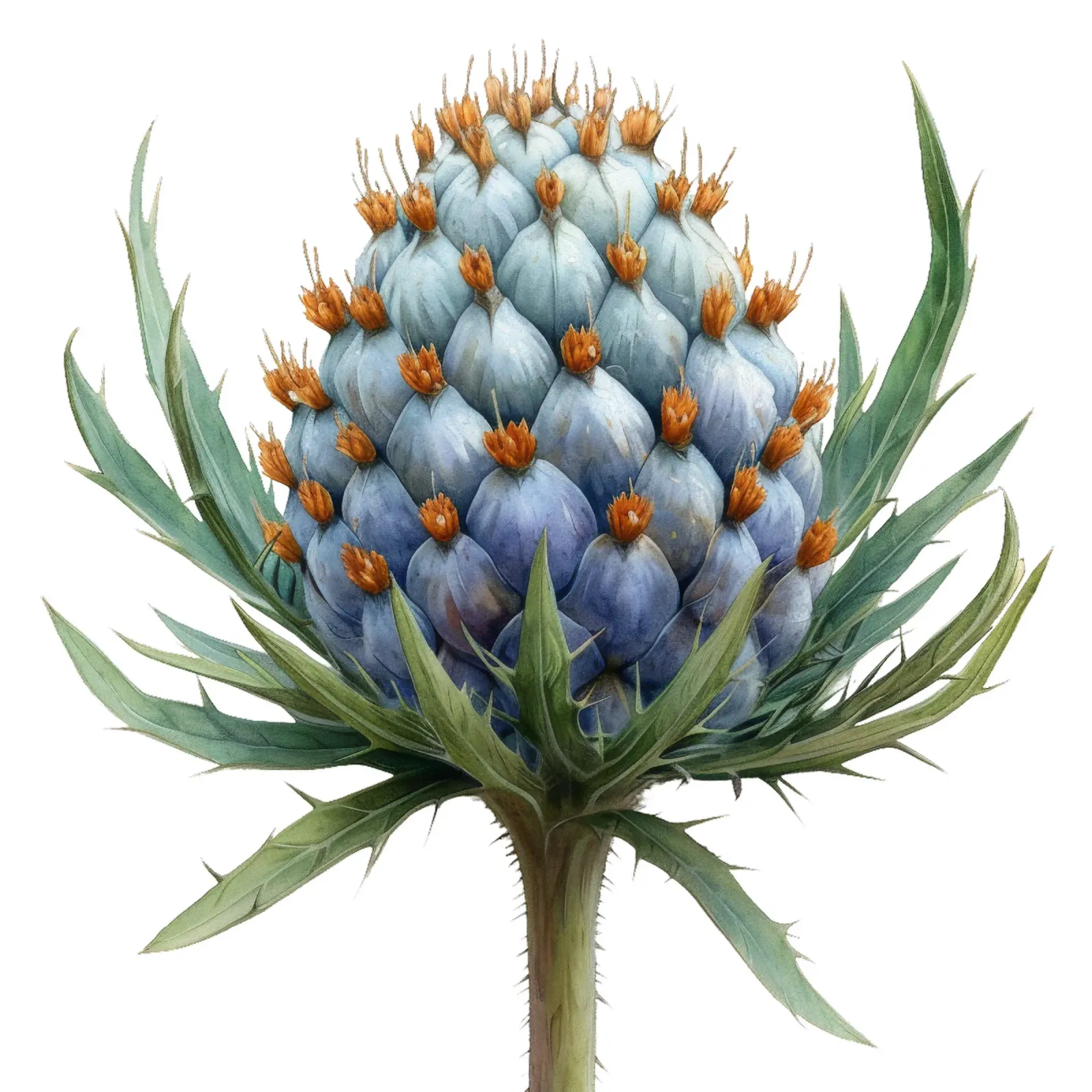 Fiore di Teasel poster da Bold Blooms
