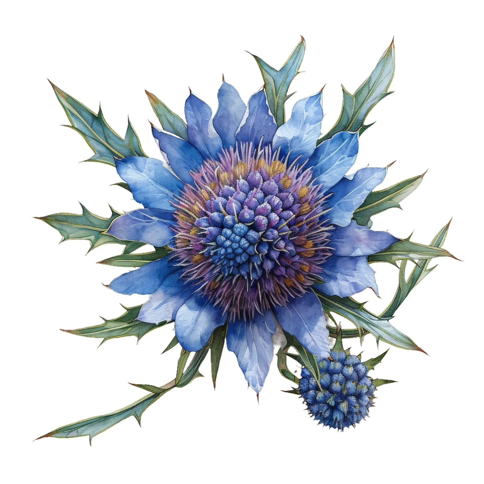 Fiore di cardo carta hahnemühle da Bold Blooms