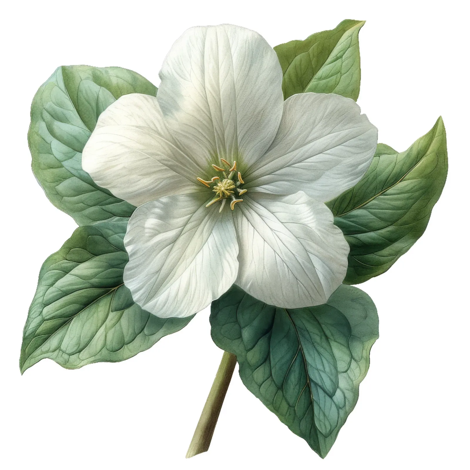 Fiore di trillium pellicola backlit da Bold Blooms