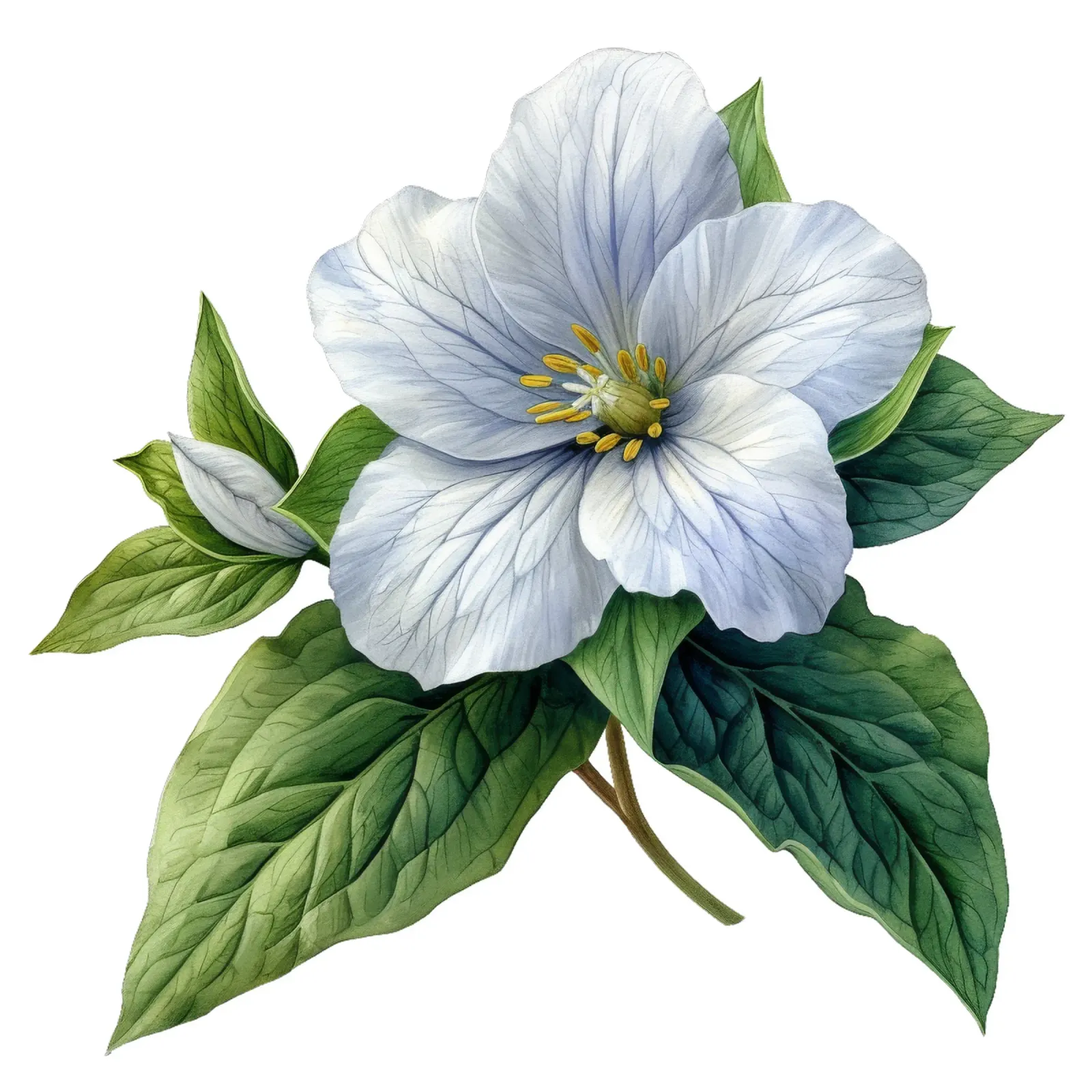 Fiore di trillium pellicola backlit da Bold Blooms