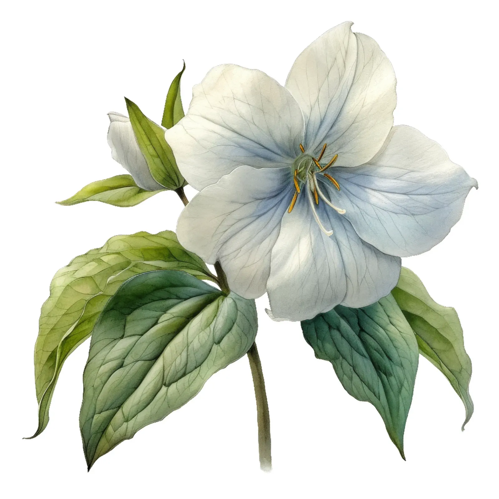 Fiore di trillium pellicola backlit da Bold Blooms