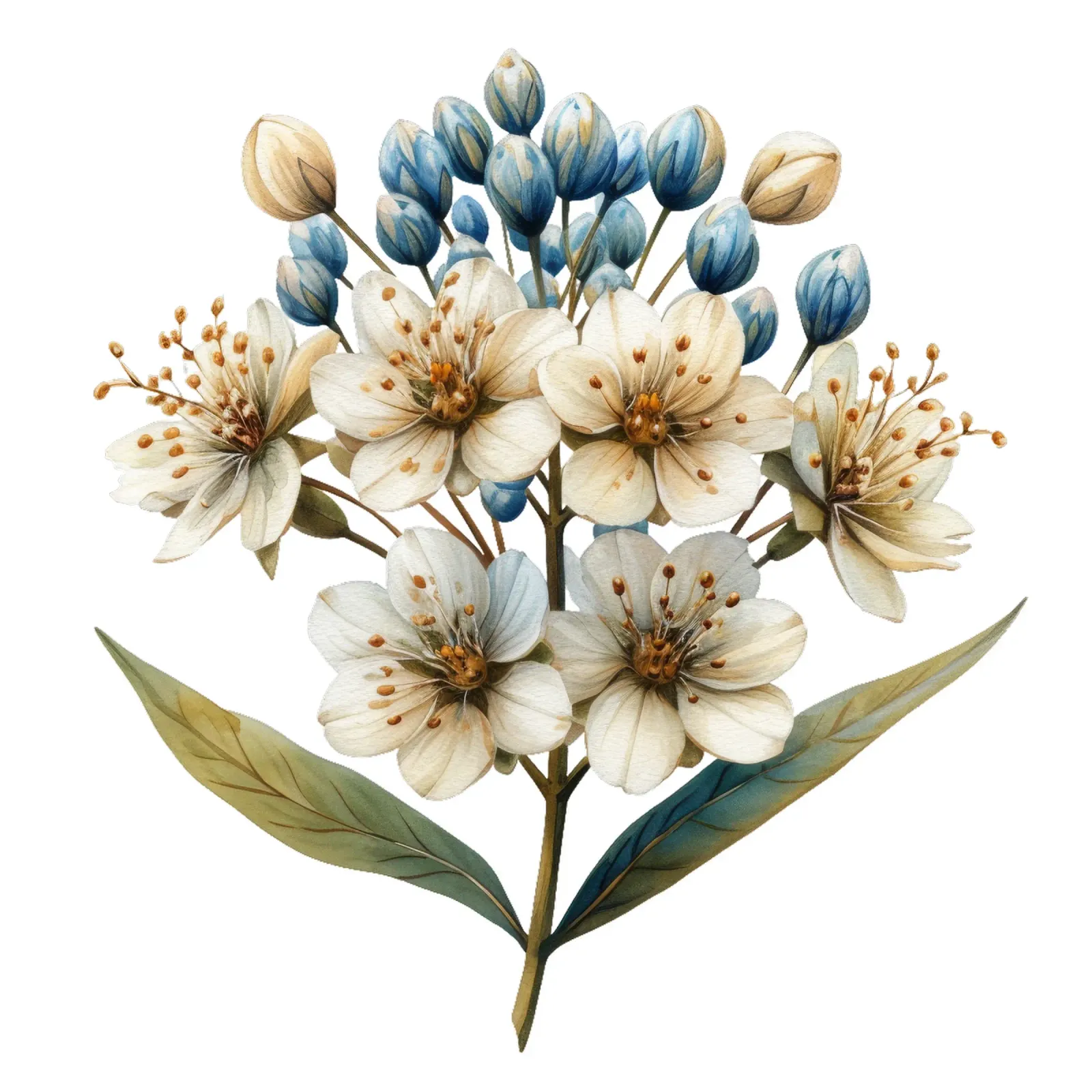 Baldrianblüte Poster von Bold Blooms