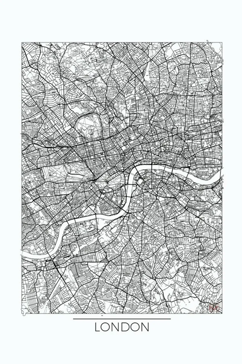London Minimal pellicola backlit da Hubert Roguski